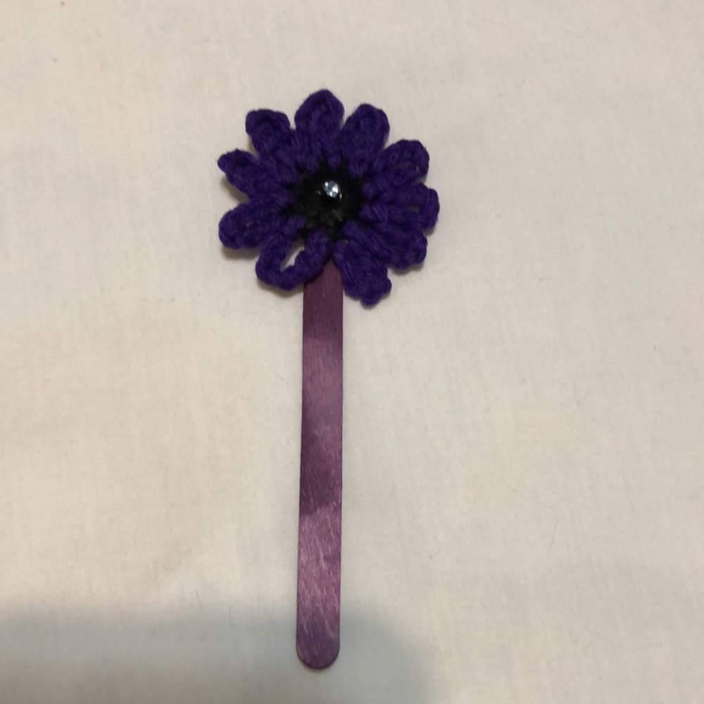 Flower bookmark Handmade crochet